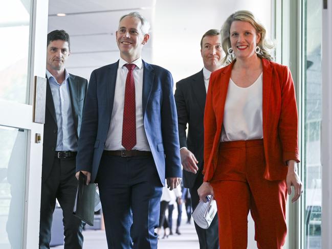 Minister for Home Affairs Clare O'Neil and Minister for Immigration Andrew Giles. Picture: NCA NewsWire / Martin Ollman