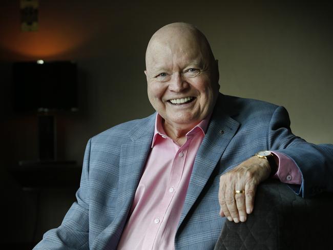 Bert Newton has long endured the nickname “Moonface”. Picture: David Caird