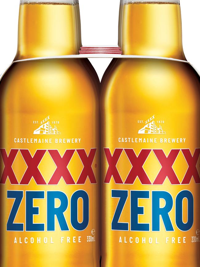 XXXX Zero Non-alcoholic beer.