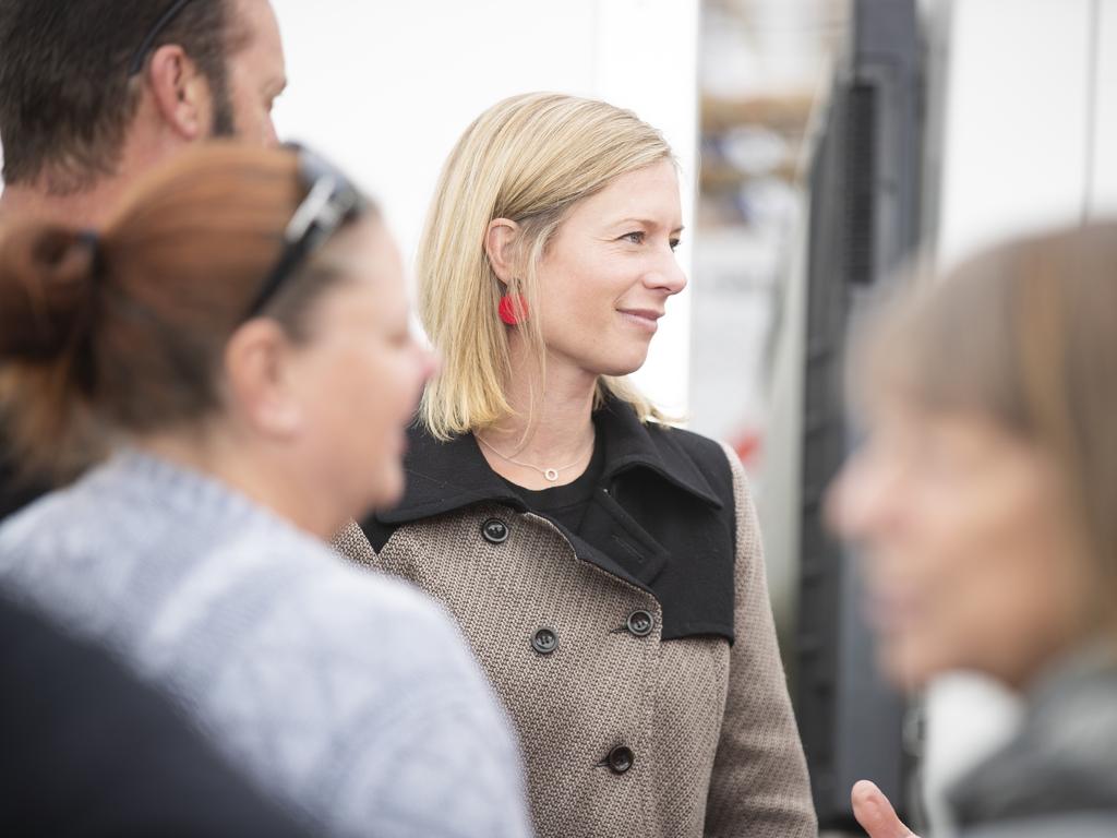 Rebecca White. Annual May Day march by Unions in Hobart. Picture: RICHARD JUPE