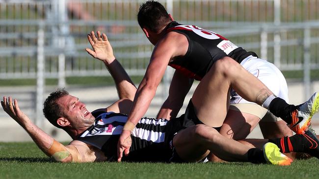 Travis Cloke to spend another week in the VFL. Picture: Mark Dadswell