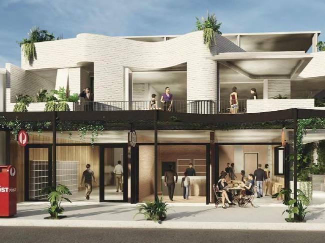 An artist's impression of the proposed new building at 74 Ballina St, Lennox Head.