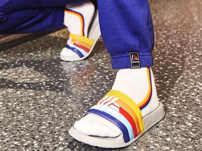 EMBARGO FOR 12AM 2 APRIL 2024. ALDI Australia is strutting into the fashion world with the launch of its first-ever branded streetwear range called Aldi mania. Photo: Supplied