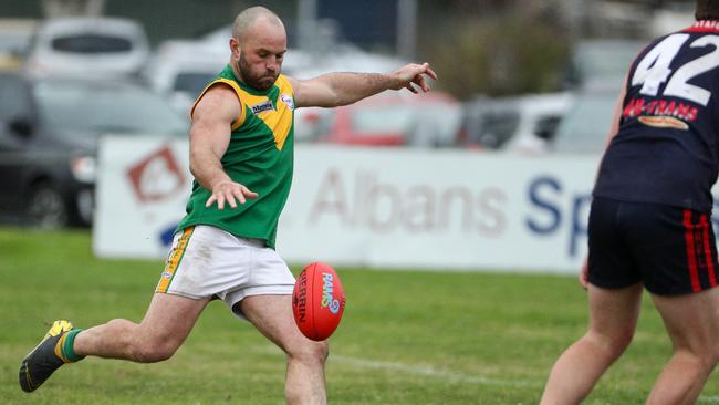 Wayne Patak in action for Spotswood last year. Picture: Local Legend Photography