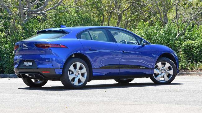 The electric-powered  Jaguar I-Pace has a range of more than 400km. Picture: Grant Edwards