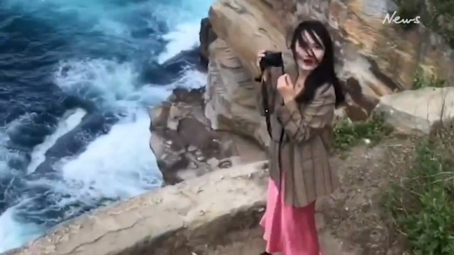 Fate of woman who fell from cliff in viral video revealed