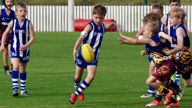 AFL holiday camp.