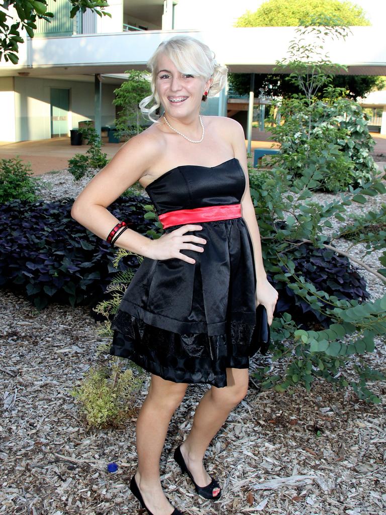 Brooke Margetts at the 2010 Katherine High School formal. Picture: NT NEWS