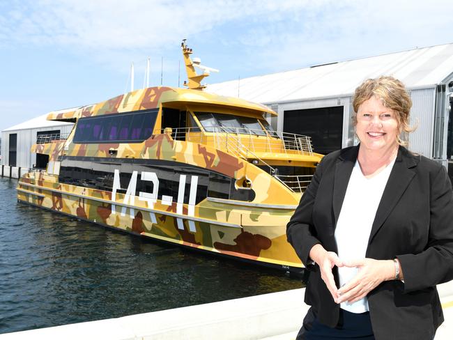 Lord Mayor Anna Reynolds says Hobart City Council will undertaking a report to investigate the possibility of Saturday crossings between Hobart and Bellerive during the summer months. Picture: FIONA HARDING