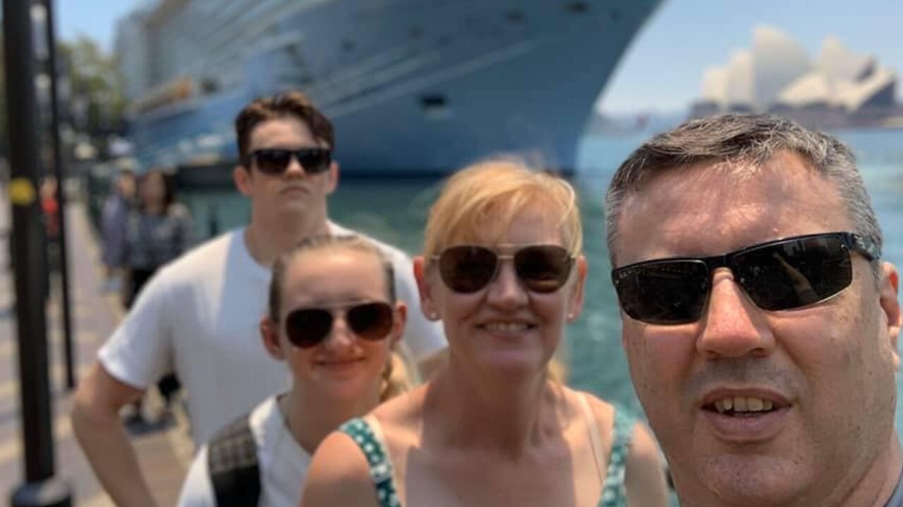 The Langford family set off on a cruise to celebrate a birthday. Picture: Facebook