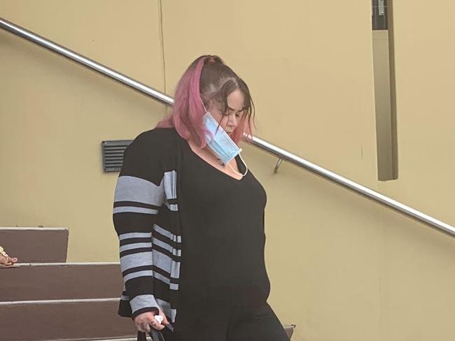 Shakira Skye Collins pleaded guilty in Mackay District Court on February 8, 2022 to unlawfully trafficking and producing marijuana. Picture: Lillian Watkins