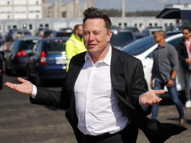 Elon Musk has helped draw attention to dogecoin. Picture: AFP