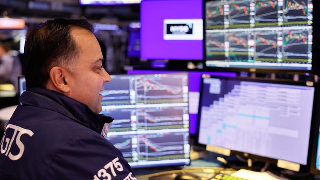 The Dow is lagging behind the S&amp;P by 5 percentage points. Picture: Getty Images