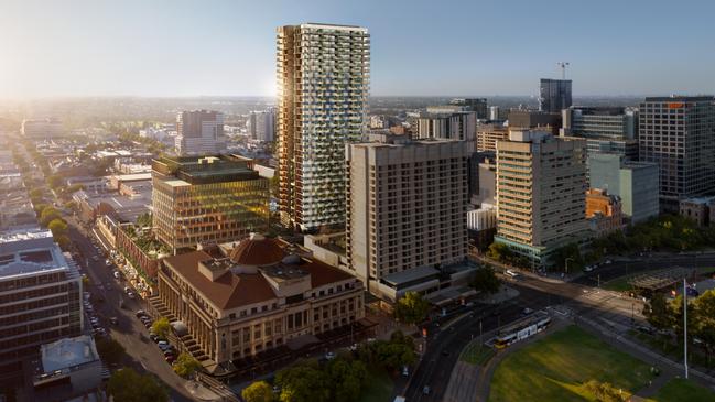 Artist’s impression of the Market Square development. Picture: Supplied by ICD Property