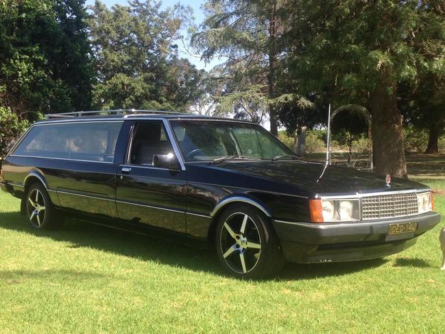 The 1983 hearse was sold within 20 minutes.