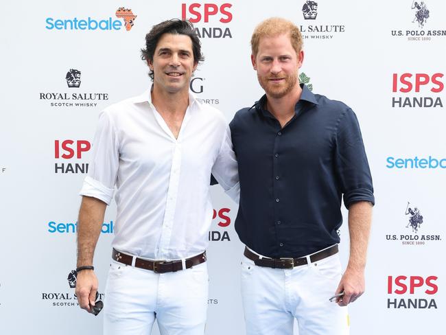 Nacho Figueras and Prince Harry. Picture: Matt Jelonek/Getty Images