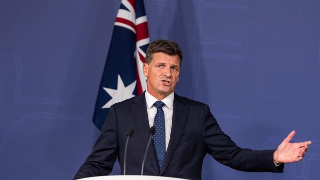 Opposition defence spokesman Angus Taylor. Picture: Monique Harmer/NewsWire