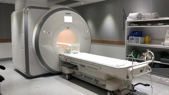 St Andrew's War Memorial Hospital's MRI machine. Photo AMANDA HORSWILL