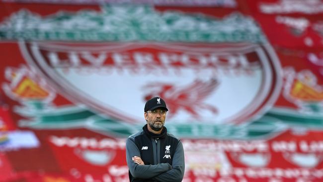 Liverpool manager Jurgen Klopp looks on. Picture: Shaun Botterill/Getty Images