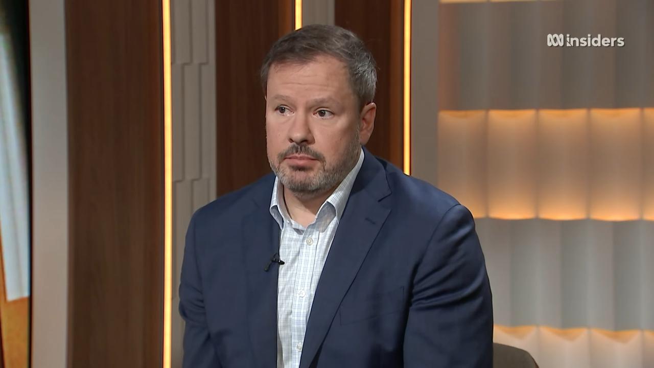 Former Labor cabinet minister Ed Husic on the ABC earlier this month. Picture: ABC.