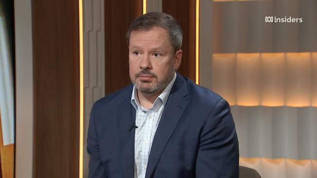 Former Labor cabinet minister Ed Husic on the ABC earlier this month. Picture: ABC.