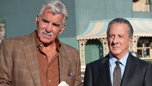 Dennis Farina & Dustin Hoffman  in Luck