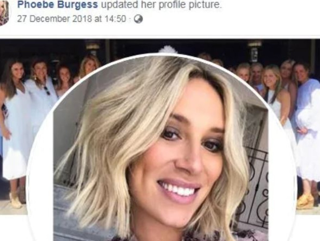 Phoebe changed her profile photo recently, removing her wedding snap.