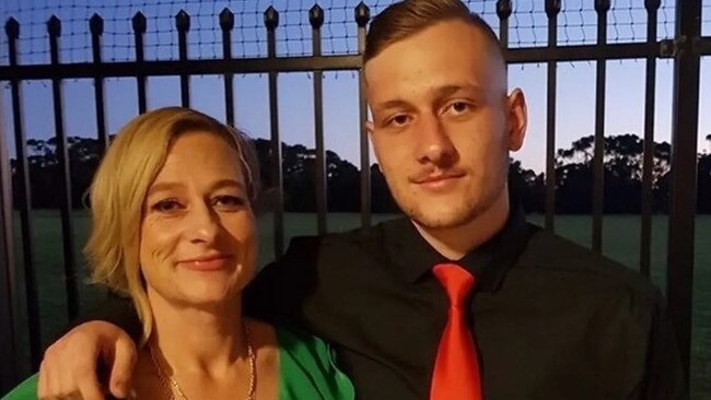 Kobee Huddy (right) who was shot dead by police in 2019 with his mother Belinda. Picture: GoFundMe