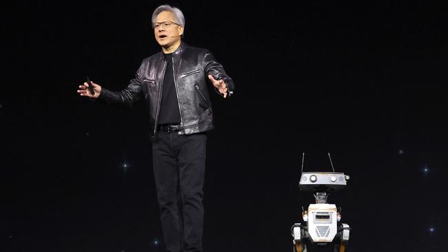 Chief executive Jensen Huang has overseen a sensational rise in Nvidia’s share price. Picture: Getty Images