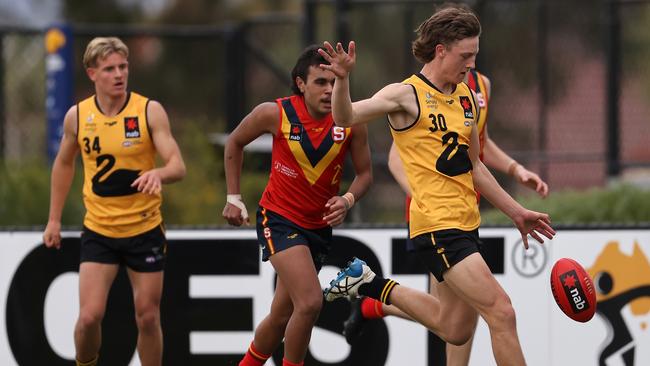 Jye Amiss starred for WA in the opening game of the under-19 carnival. Picture: Paul Kane/Getty Images