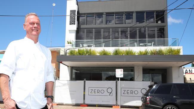 Works are underway at Nobby’s Beach as owner and famed chef Michael Lambie prepares to launch his first Queensland venue. Picture Glenn Hampson