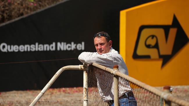 Cowboy Stockham, the union representative for the workers at the troubled Queensland Nickel refinery. Picture: Lyndon Mechielsen