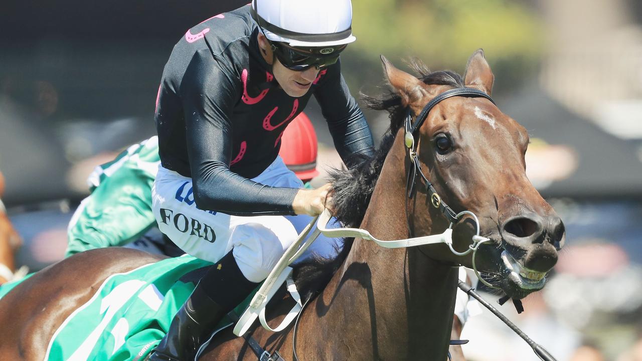 SYDNEY, AUSTRALIA - FEBRUARY 10:  Jay Ford on Star Boy wins race 5 the TAB Highway Handicap during Sydney Racing at Warwick Farm on February 10, 2018 in Sydney, Australia.  (Photo by Mark Evans/Getty Images)