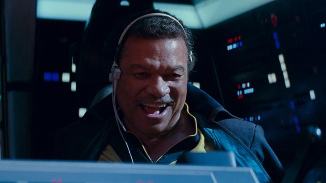 Billy Dee Williams returns as Lando Calrissian in Star Wars: The Rise of Skywalker, for the first time since 1983’s Return of the Jedi. Picture: Disney/Lucasfilm