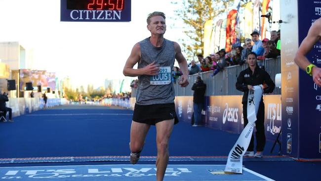 Gold Coast runner Louis McAfee will be competing in his first 42km race at the Village Roadshow Theme Parks Gold Coast Marathon. Supplied