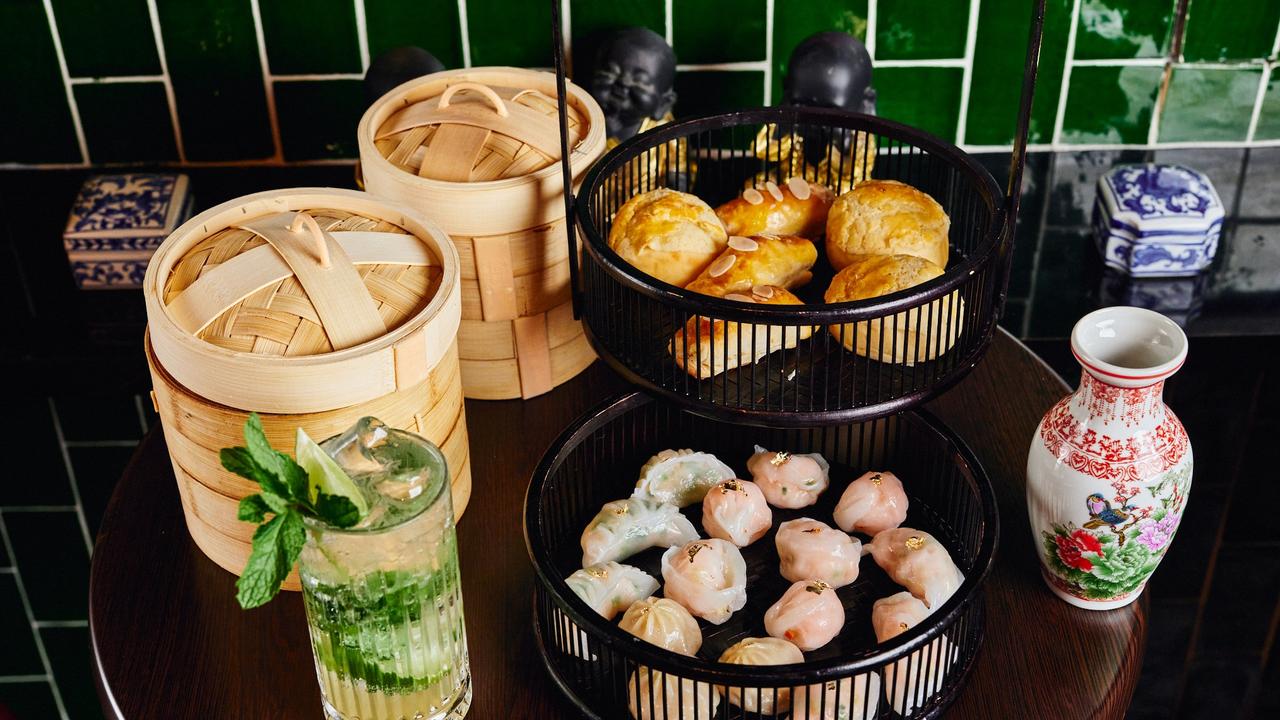 Some of the yum cha and cocktail offering from new restaurant Longtime in Brisbane City, which will open in October.