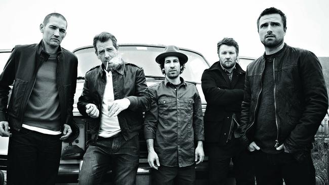 Blue-tongue boys: from left, Nash Edgerton, Ben Mendelsohn, Spencer Susser, Joel Edgerton, David Michôd.