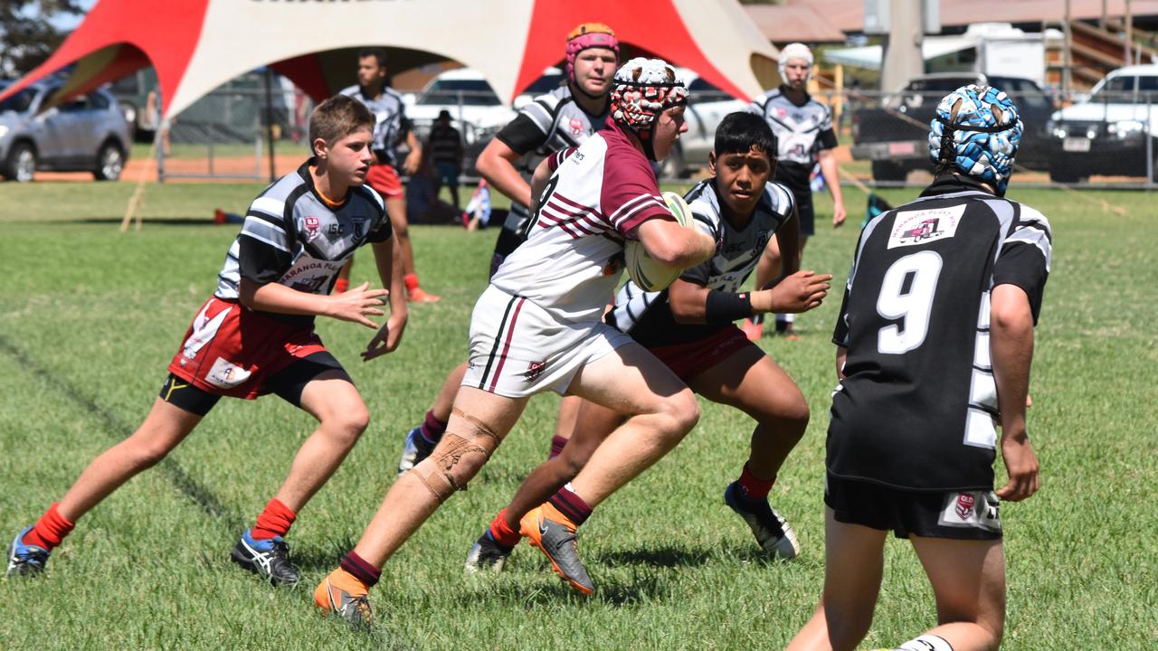 Mitchell Magpies v Wallumbilla-Surat Redbulls U16. Adrian Vowles Cup 2020.