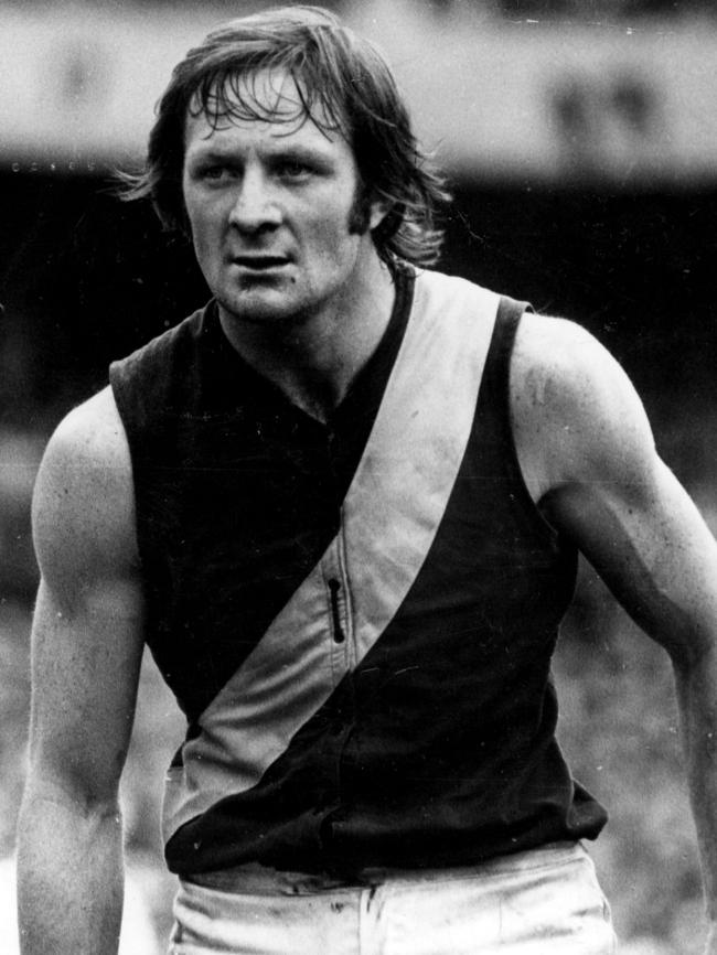 He was labelled a “a bloody back pocket plumber”by coach Tom Hafey.