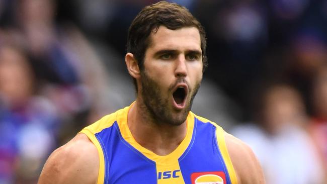 Jack Darling is having one of his best years for the Eagles. Picture: AAP Images