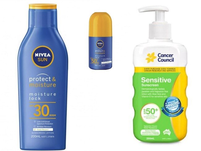 Five popular sunscreen brands sold in chemists and supermarkets around Australia have been recalled over fears they contain a cancer-causing ingredient