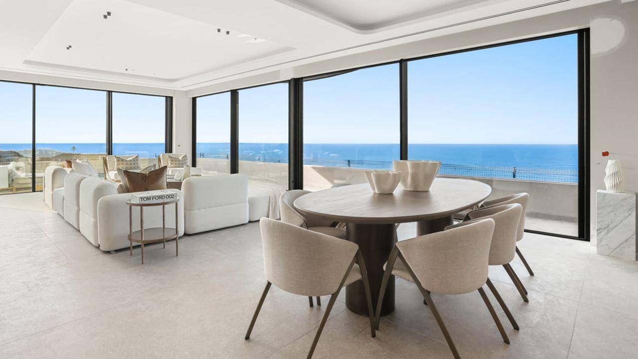 The penthouses will offer spectacular views, once they’re completed.