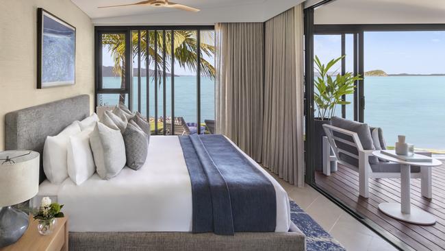 One of the new Beachfront Pavilions at InterContinental Hayman Island Resort.