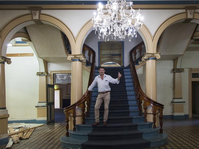 Real estate agent Matt Mercer says the new owner of the former Royal Hotel in Maryborough is planning to fully restore the heritage-listed building.