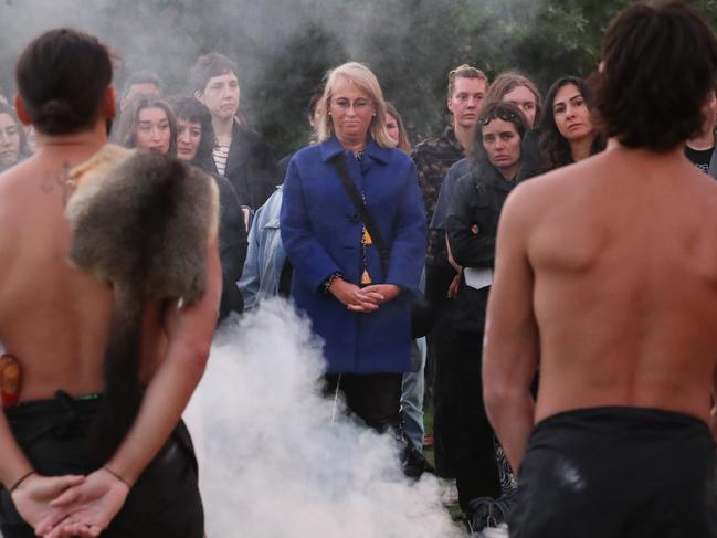 Sally Capp at the 2023 Invasion Day Dawn Service. Picture: David Crosling