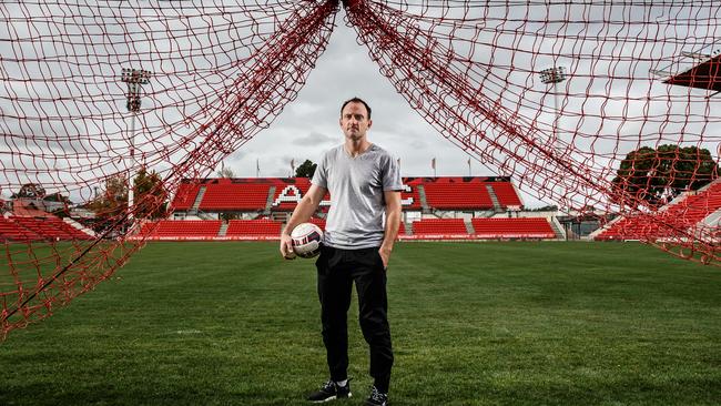 Adelaide United legend Eugene Galekovic has returned to the Reds as goalkeeper coach. Picture: Matt Turner