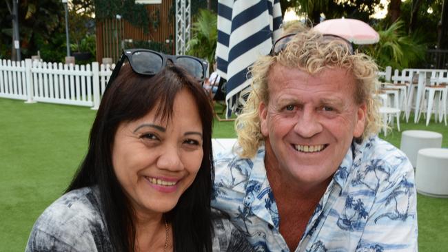 Connie and Jason Krst enjoy Boxing Day on The Lawn, The Star Gold Coast.(c) Regina King