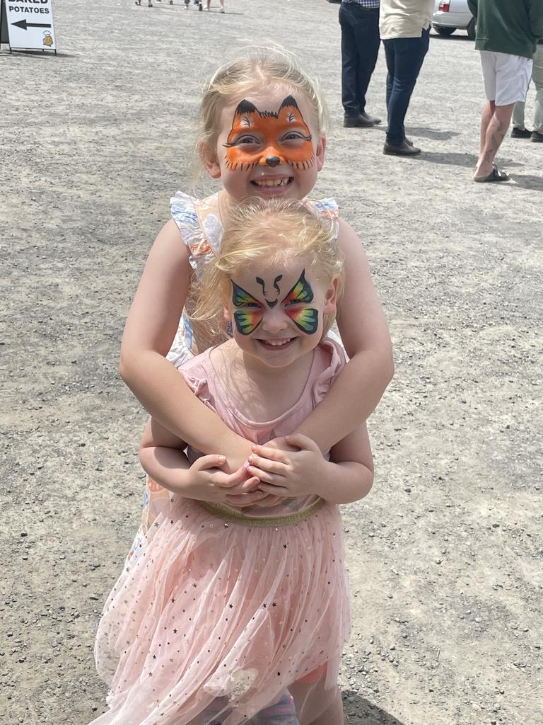 Hannah and Harper at the Ballarat Gift. Picture: Shane Jones.