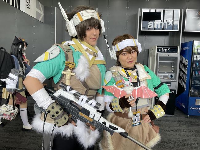 Lonkuuu and Renji at the 2024 PAX Aus Convention at the Melbourne Convention and Exhibition Centre. Picture: Himangi Singh.