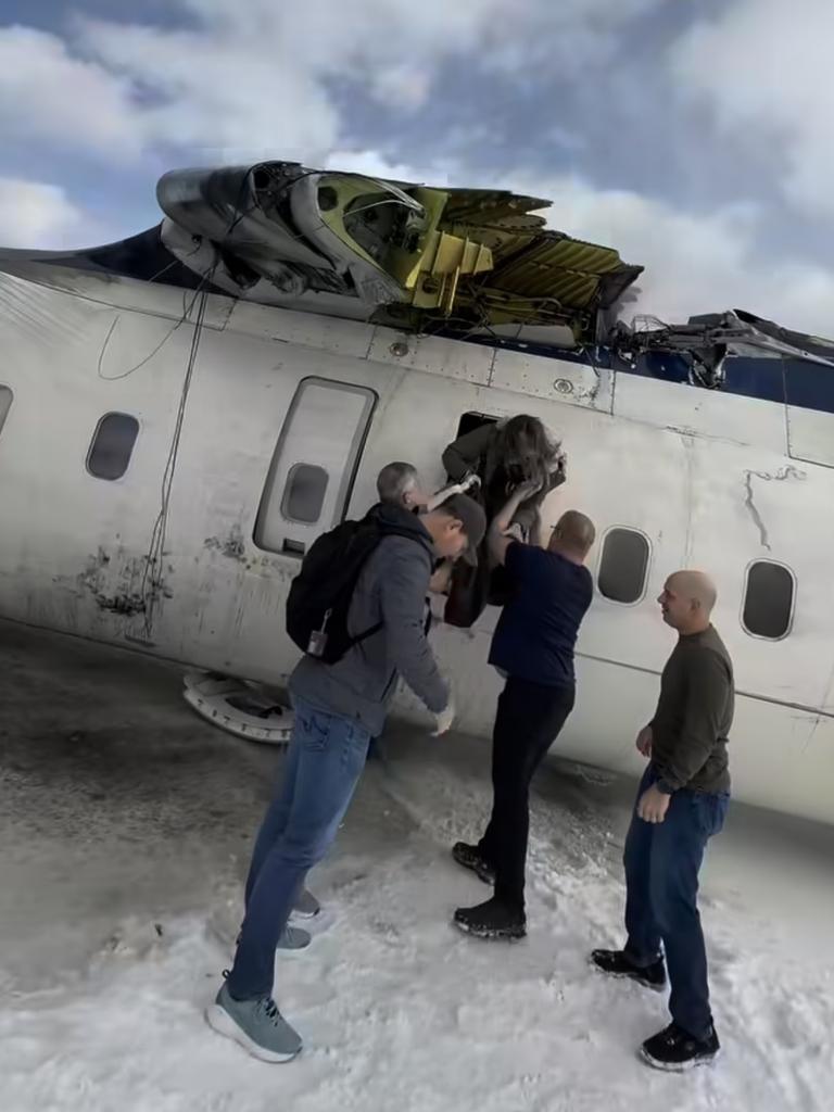 All passengers managed to escape and survive. Picture: Pete Koukov/@eggxit Instagram